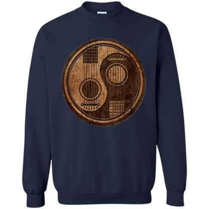 Best gift for Guitar T-shirt Guitar Ying-Yang Gift Navy