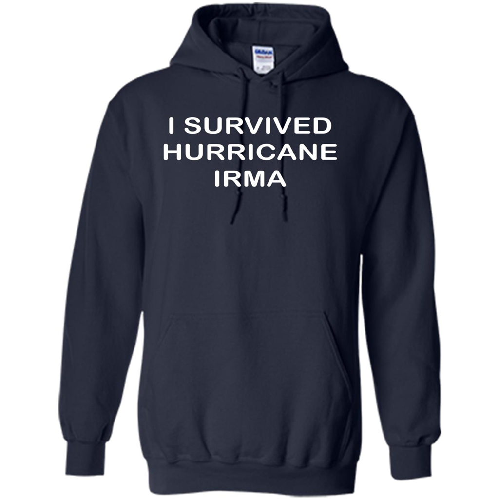 I Survived Hurricane Irma T-shirt Navy