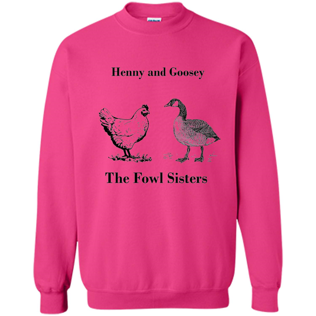 Henny and Goosey The Fowl Sisters T-shirt Heliconia