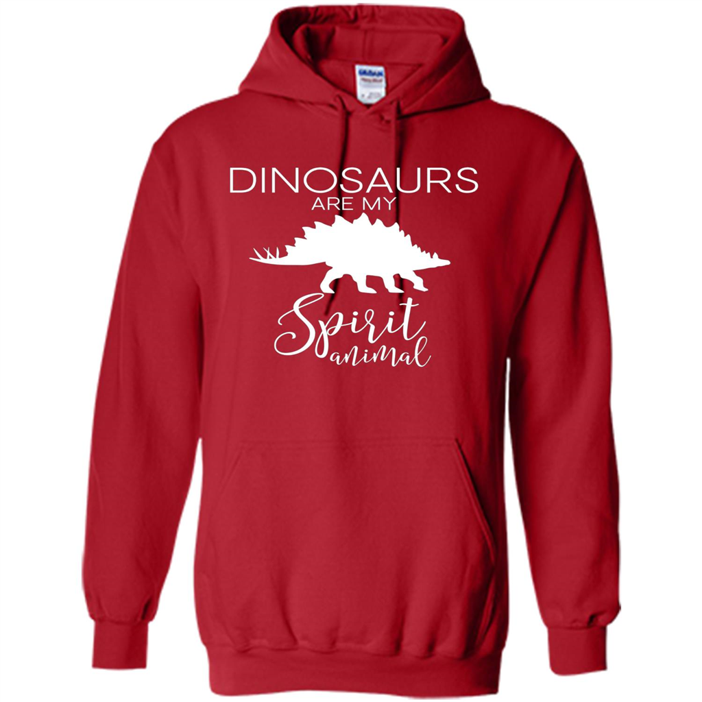 Dinosaur T-Shirt Dinosaurs Are My Spirit Animal Red