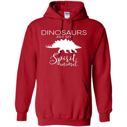 Dinosaur T-Shirt Dinosaurs Are My Spirit Animal Red