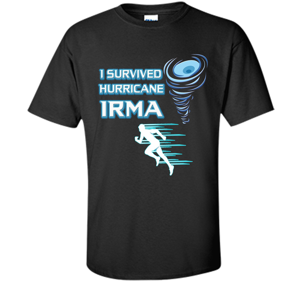 I Survived Hurricane Irma T-shirt Black S