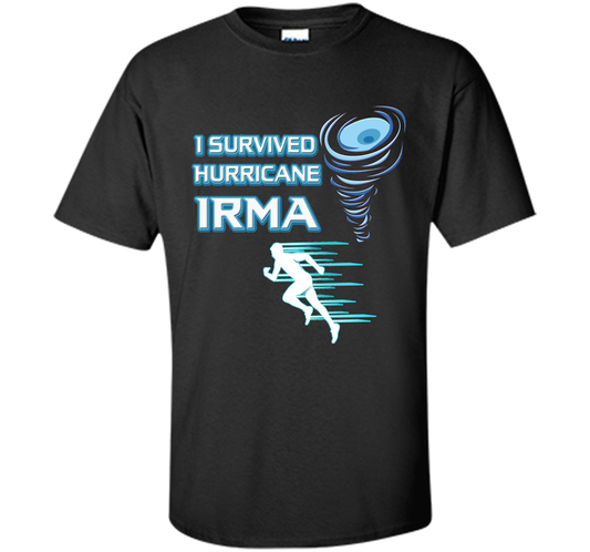 I Survived Hurricane Irma T-shirt Black S