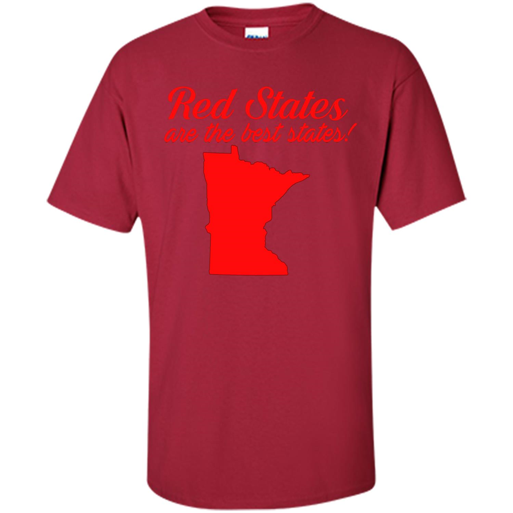 Minnesota T-Shirt Red States Are The Best States Cardinal