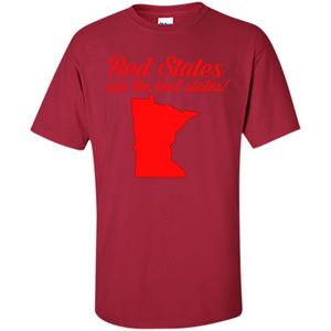 Minnesota T-Shirt Red States Are The Best States
