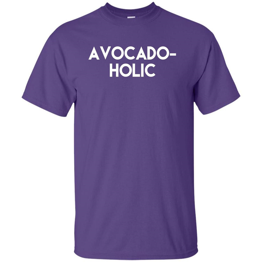 Avocado-Holic Avocado Funny Humorous Trending T-shirt Purple