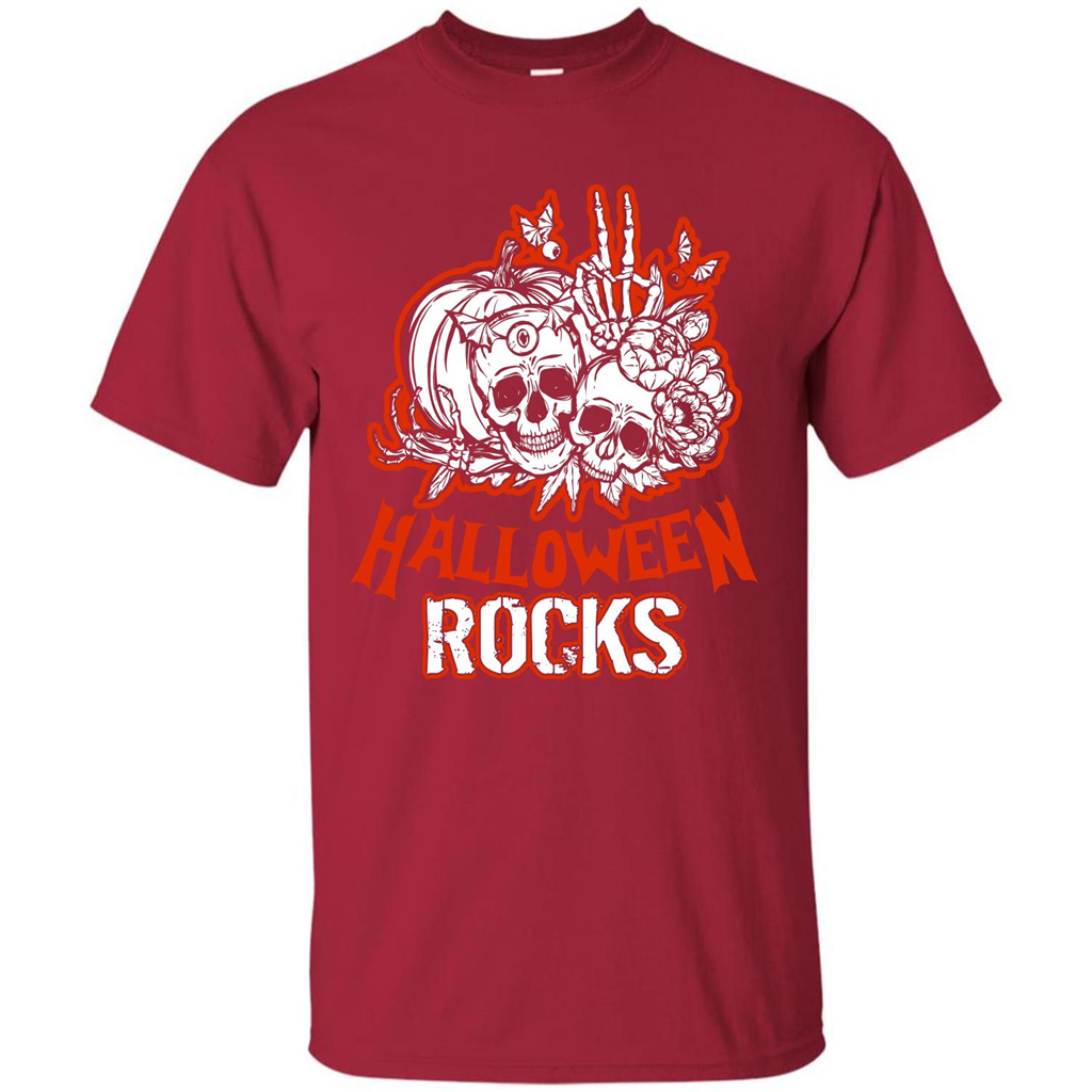 Halloween Rocks T-shirt Cardinal