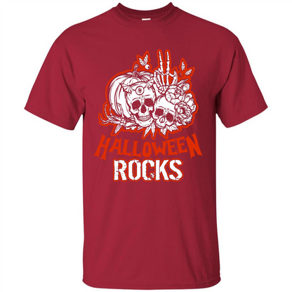 Halloween Rocks T-shirt Cardinal