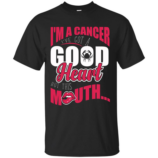 Cancer T-shirt Im A Cancer Ive Got A Good Heart T-shirt Royal