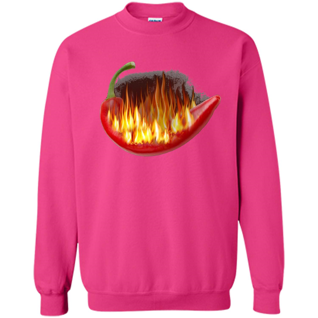 Hot Pepper On Fire T-shirt Heliconia