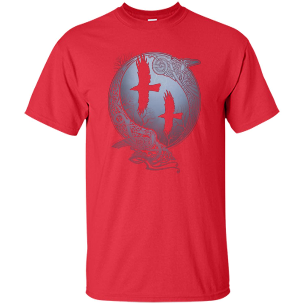 Odin's Revens T-shirt Red