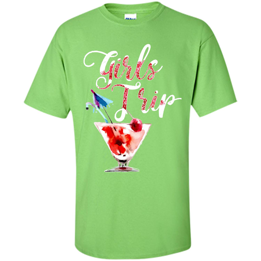 Wine T-shirt Girls Trip Wine Girls Lime