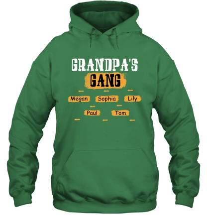Grandpa's Gangs (Customized Name) Hoodie Hoodie Irish