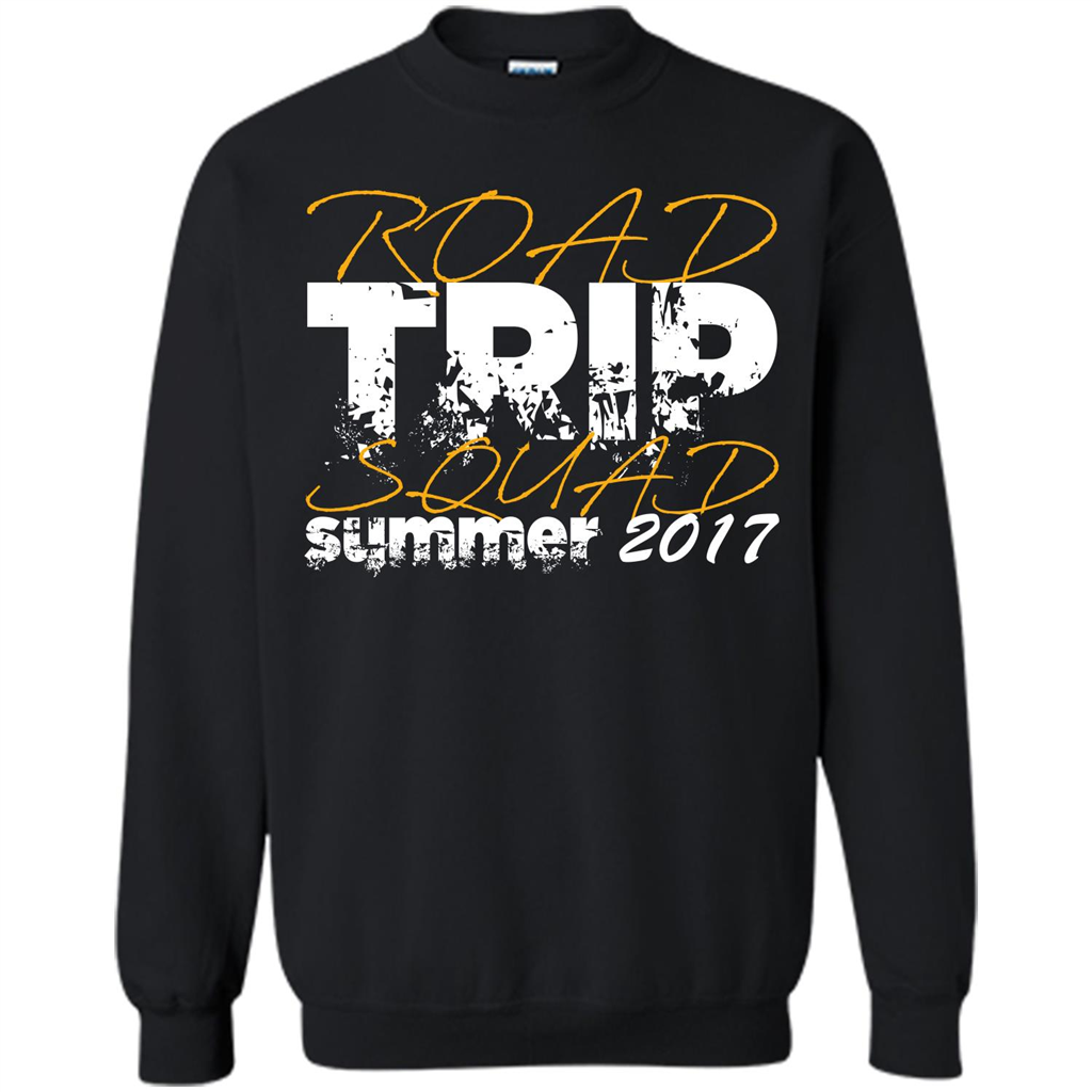 Summer T-shirt Road Trip Squad Summer 2017 Black
