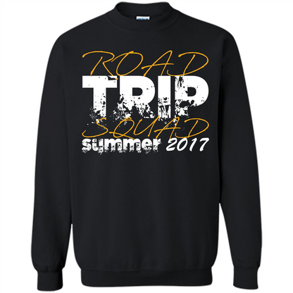 Summer T-shirt Road Trip Squad Summer 2017 Black