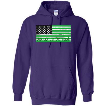 Proud To Be Irish T-shirt USA Flag Patriot