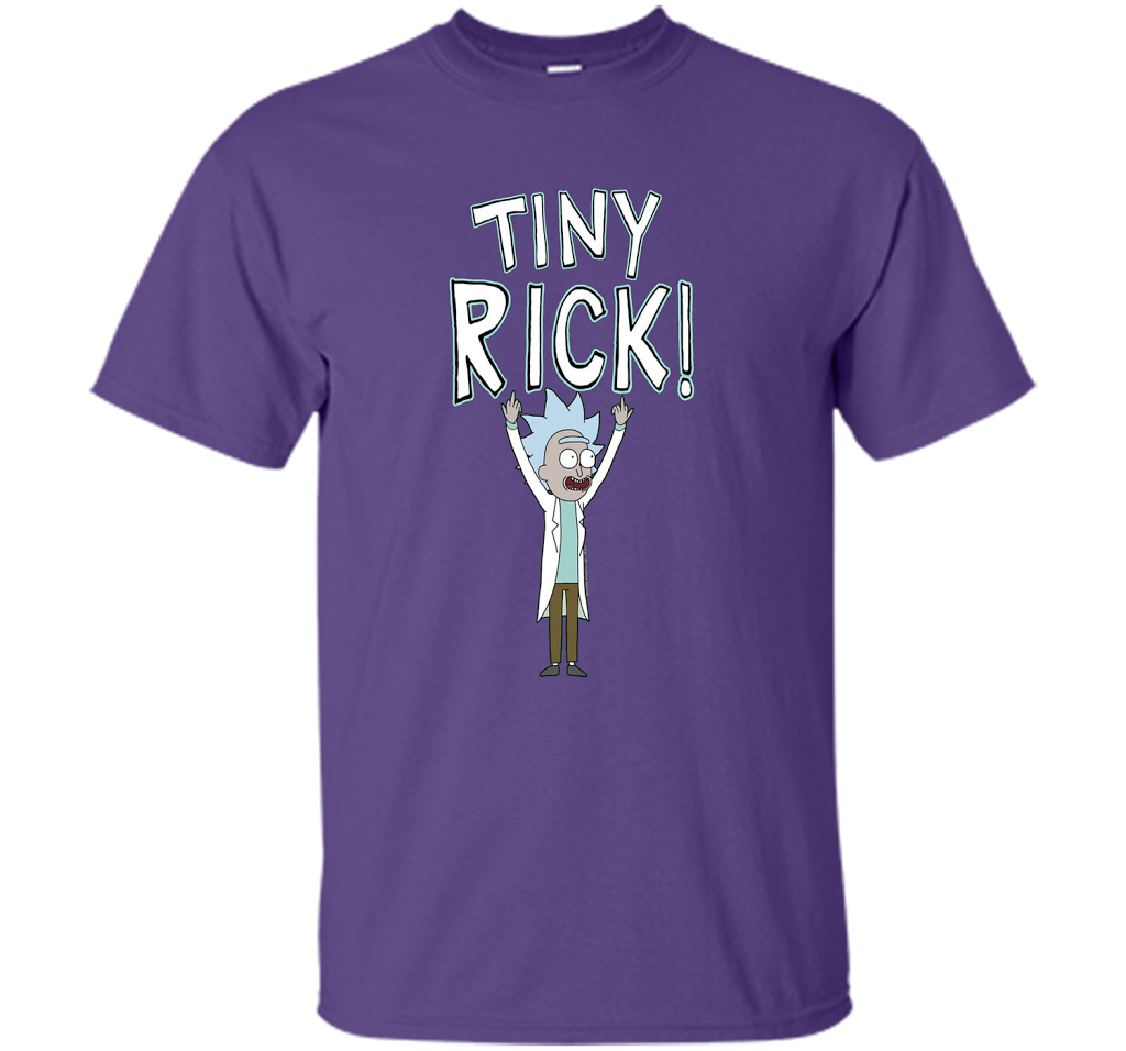 Rick &amp; Morty Tiny Rick! t-shirt Purple