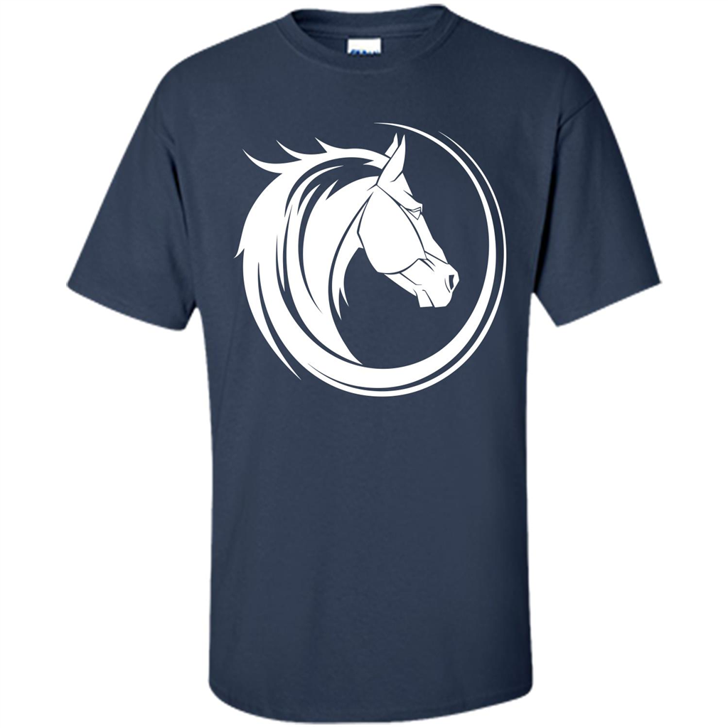 Horse Lover T-shirt Horse Circle Navy