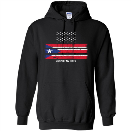 Puerto Rico USA Flag Pride T-Shirt Black