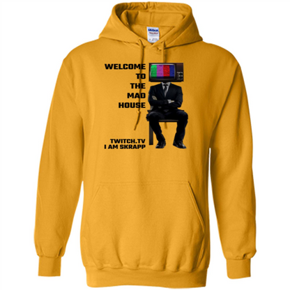 Welcome To The Mad House - I Am Skrapp T-shirt Gold