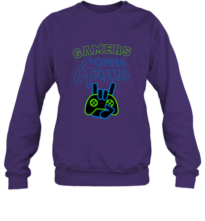 Gamer Gonna Game Gaming Shirt Sweatshirt Purple