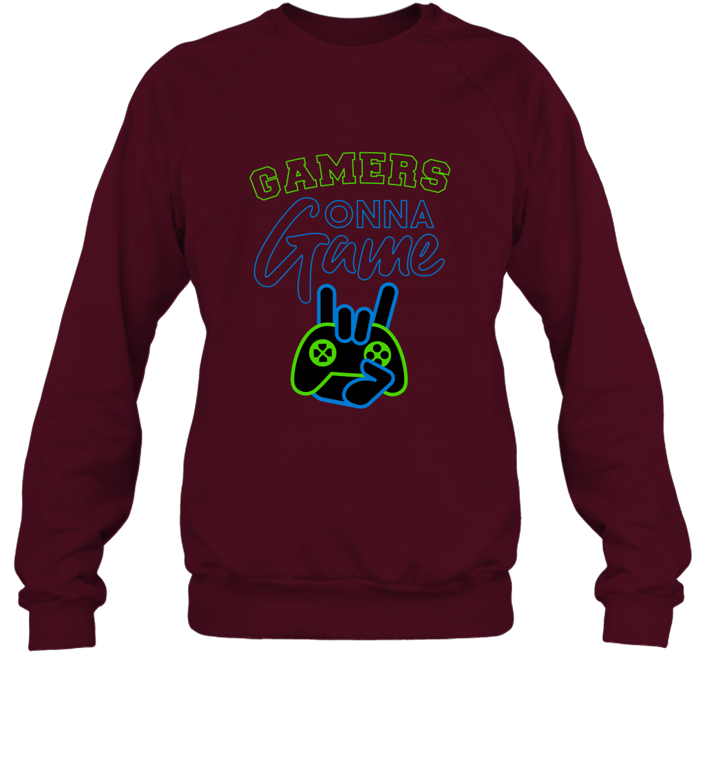 Gamer Gonna Game Gaming Shirt Sweatshirt Maroon