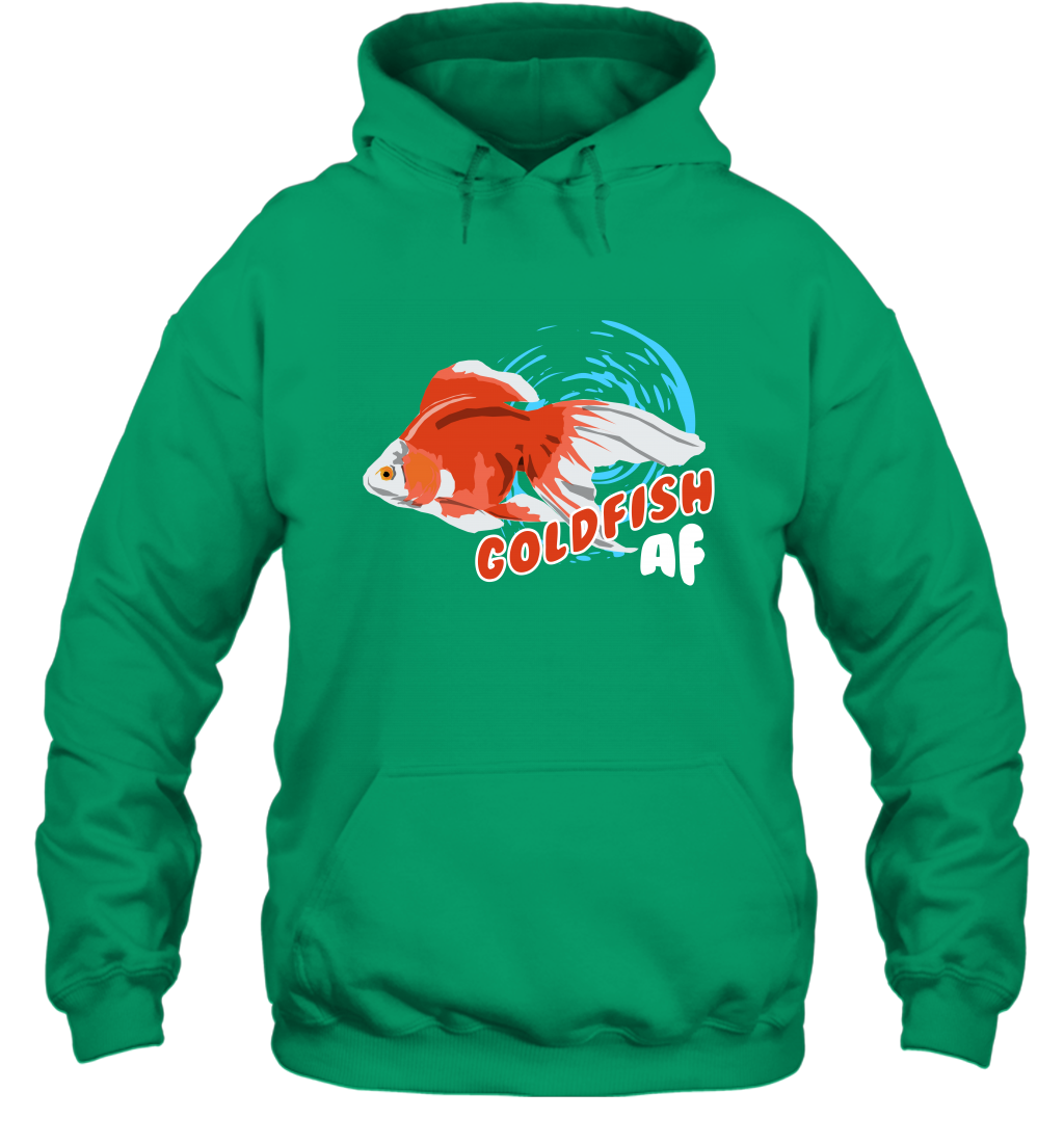 Goldfish AF Fish Shirt Hoodie Hoodie Irish
