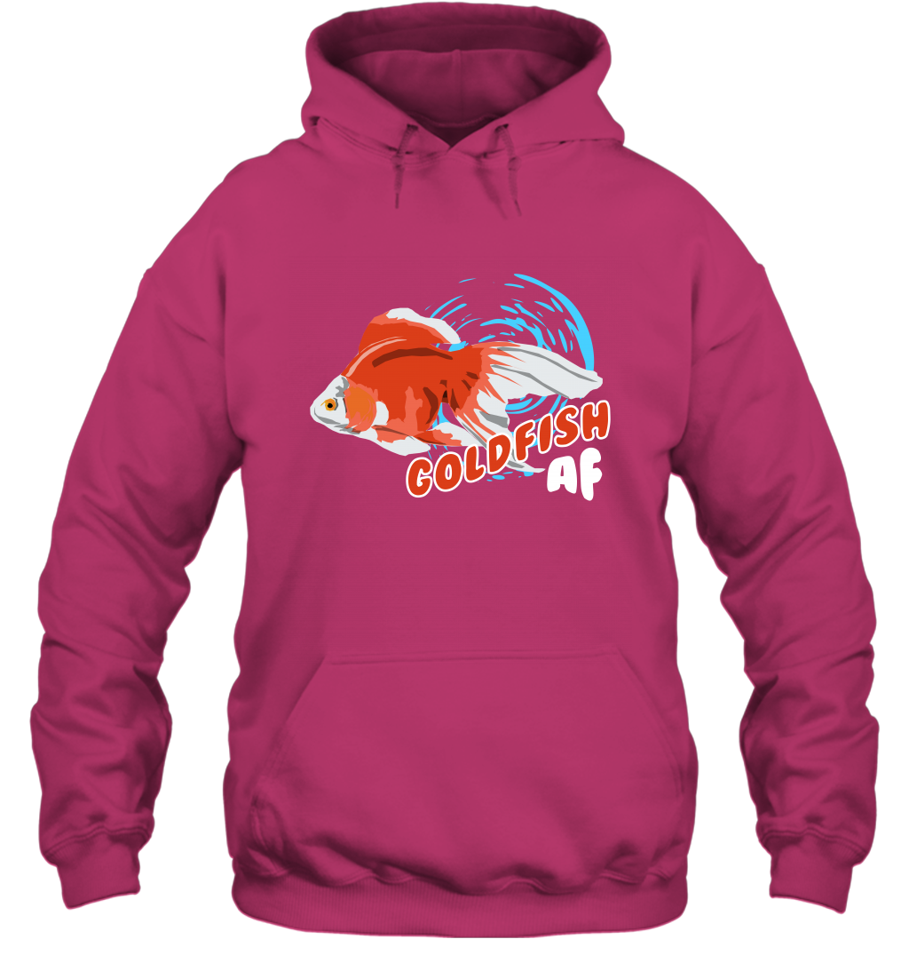 Goldfish AF Fish Shirt Hoodie Hoodie Heliconia