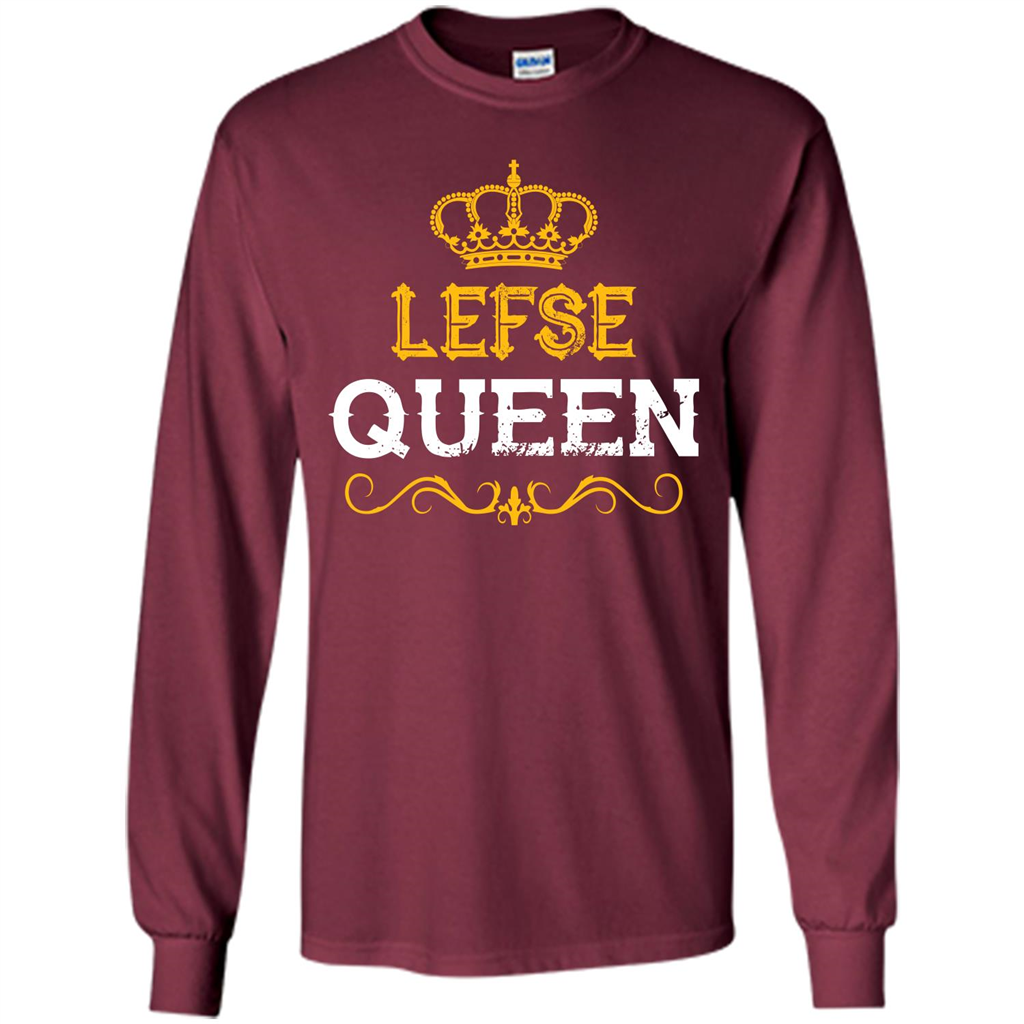 Norsland T-shirt Lefse Queen T-shirt Maroon
