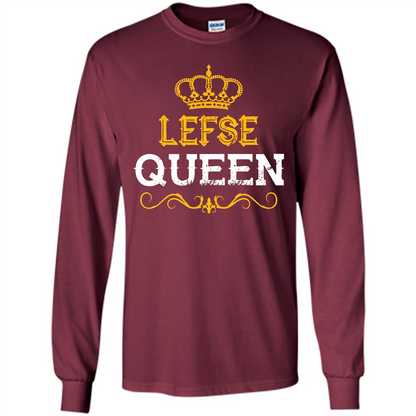 Norsland T-shirt Lefse Queen T-shirt Maroon