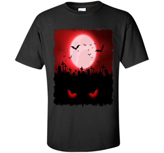 Spooky Halloween Red eye's T-Shirt t-shirt Black