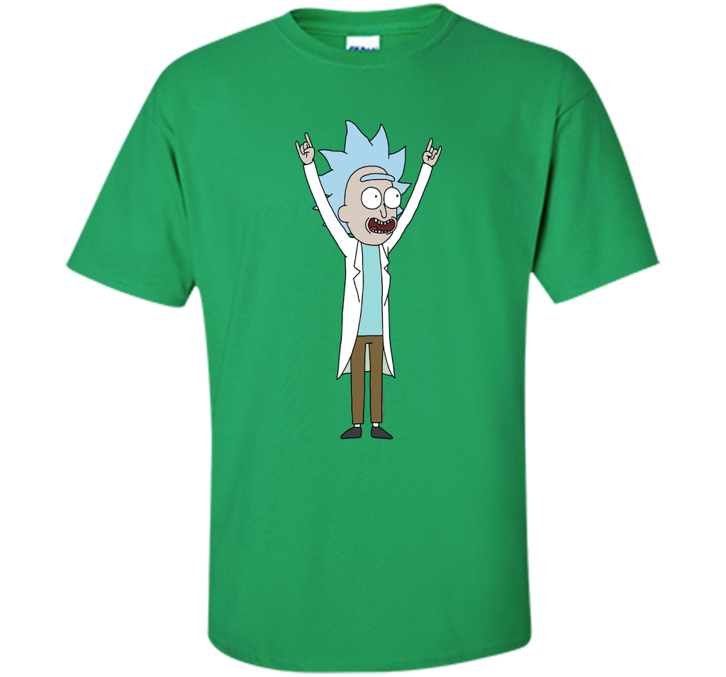 Rick &amp; Morty Tiny Rick t-shirt Irish Green