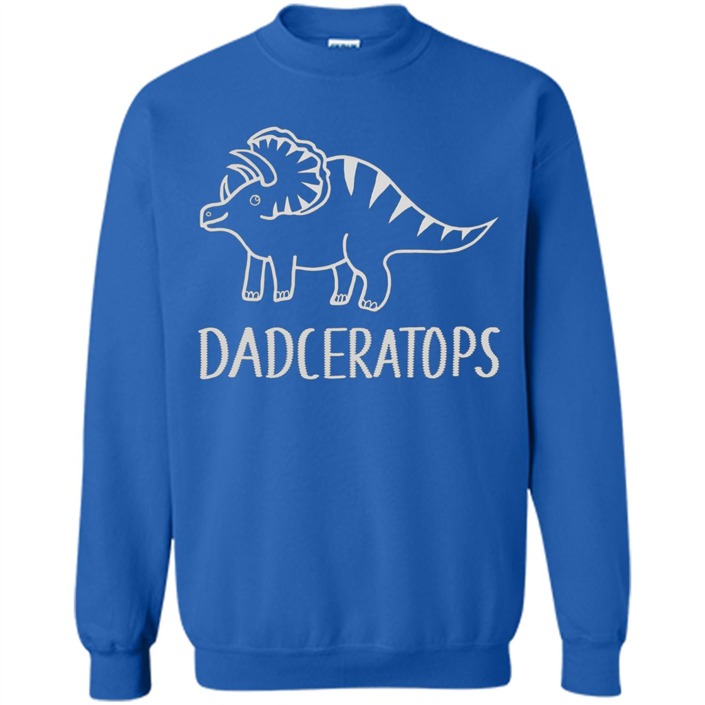 Dinosaur Family Triceratops T-shirt Royal