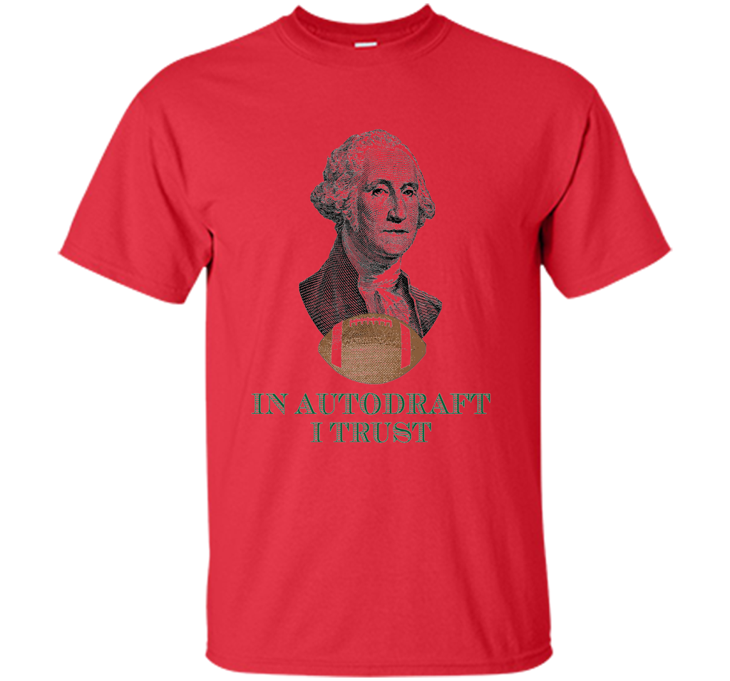 Football T-shirt In Autodraft I Trust T-shirt Red