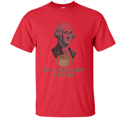 Football T-shirt In Autodraft I Trust T-shirt Red