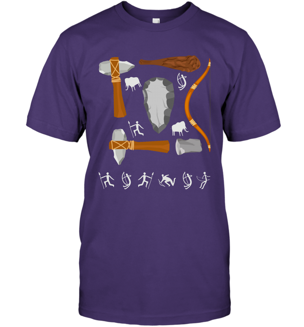 Bow And Arrows Hammer And Stone Shirt T-Shirt T-Shirt Purple