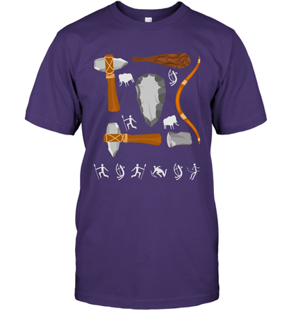 Bow And Arrows Hammer And Stone Shirt T-Shirt T-Shirt Purple