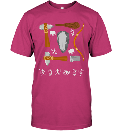Bow And Arrows Hammer And Stone Shirt T-Shirt T-Shirt Heliconia