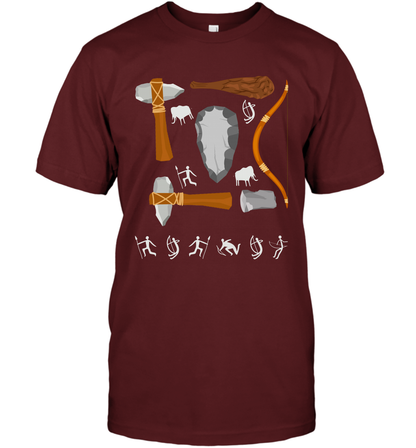 Bow And Arrows Hammer And Stone Shirt T-Shirt T-Shirt Cardinal