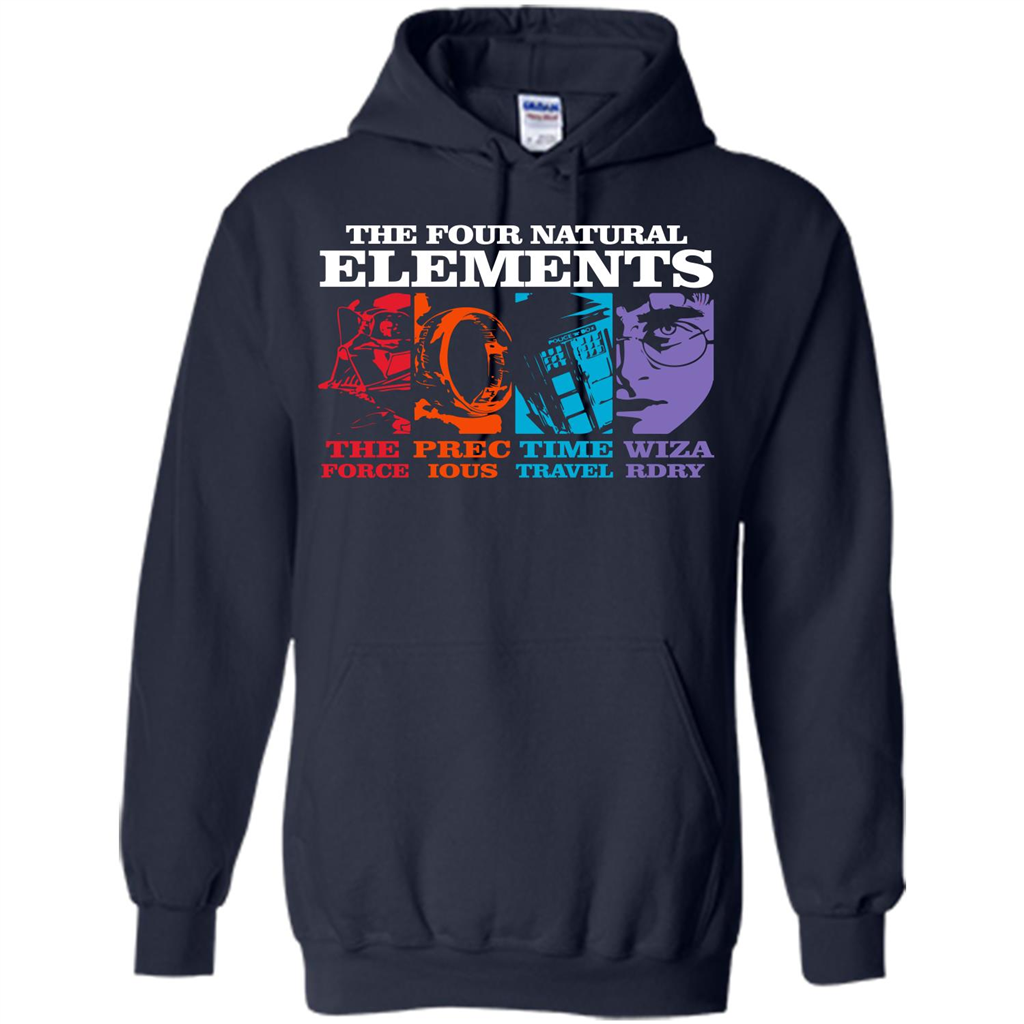 Movie T-shirt The Four Natural Elements T-shirt Navy
