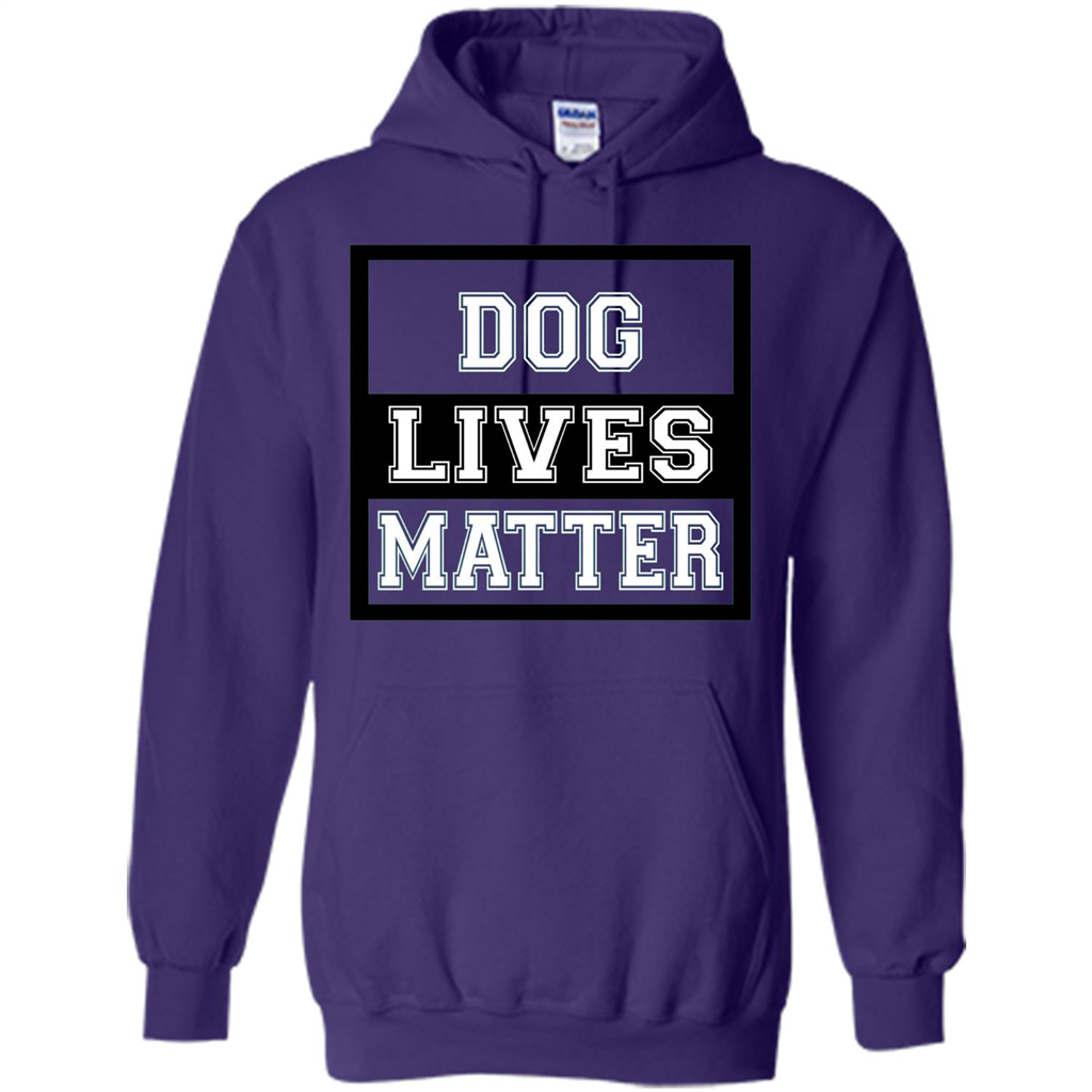 Dog Lives Matter Animal Rights Protest T-shirt Purple