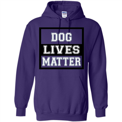 Dog Lives Matter Animal Rights Protest T-shirt Purple