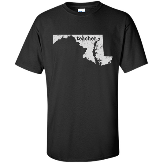 Maryland Teacher Home Style T-Shirt Black