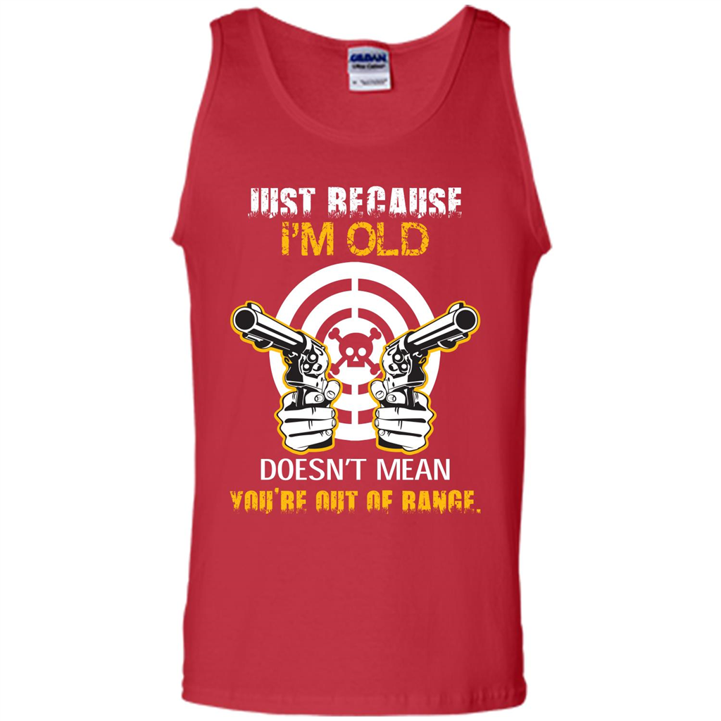 Old Man T-shirt Just Because I’m Old Doesn’t Mean T-shirt Red