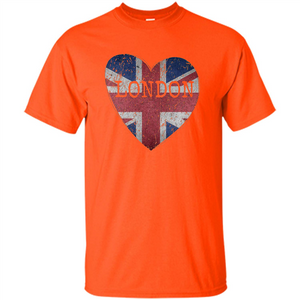 London Flag UK Heart T-shirt