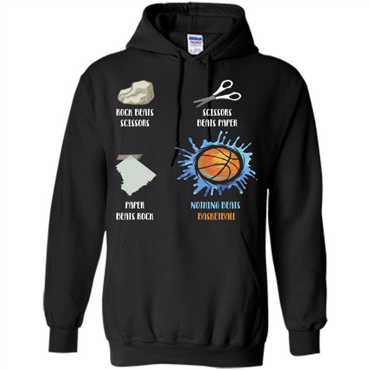 Baskettball T-shirt Nothing Beats Basketball Black
