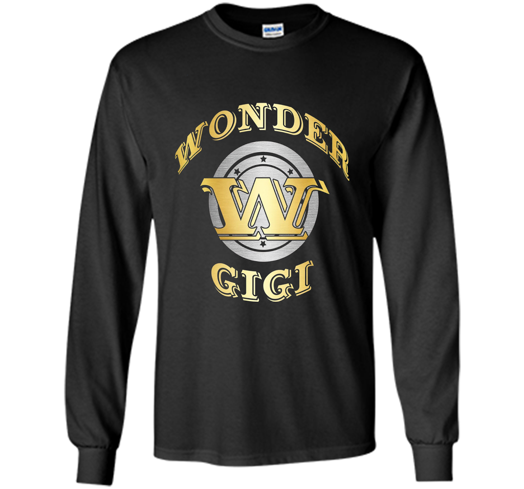 Wonder Gigi T Shirt Gift For Super Grandma On Special Day t-shirt Black