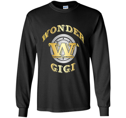 Wonder Gigi T Shirt Gift For Super Grandma On Special Day t-shirt Black