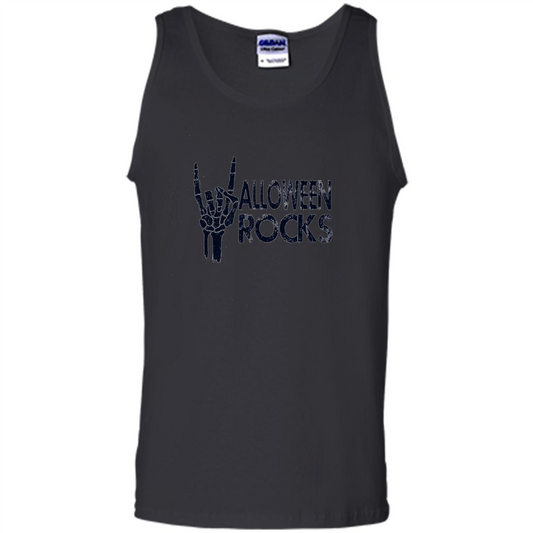 Halloween Rocks Skeleton T-shirt Black