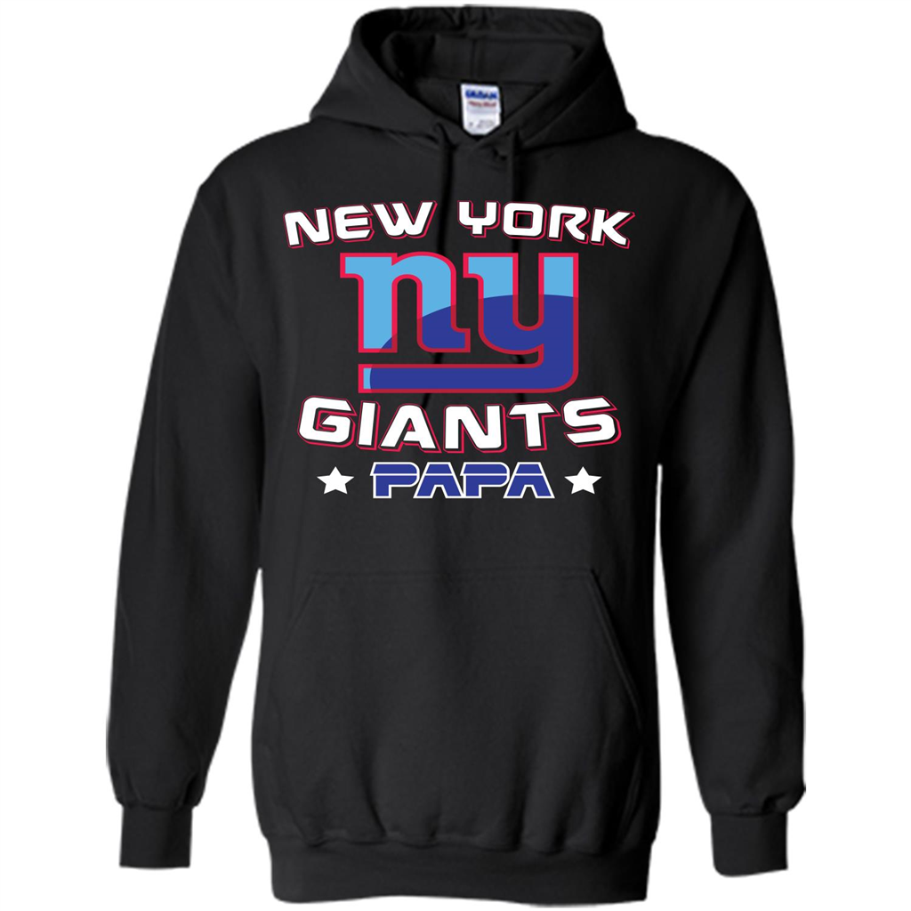 Football T-shirt New York Ny Giants Papa Black